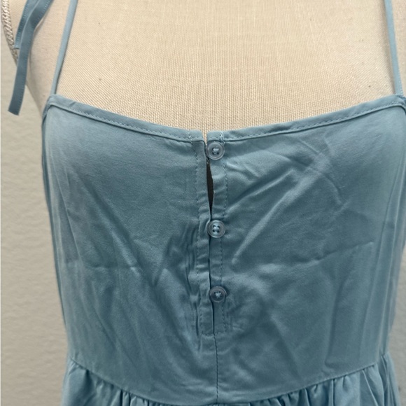 LA hearts blue tiered mini dress - Picture 5 of 8